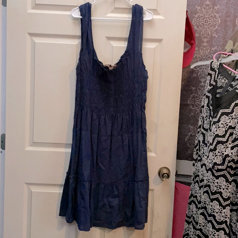 NWOT Speed Control Navy Blue Rockabilly Dress, Size 3x